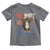 Funny Raccoon July 4th Toddler T Shirt Red White and Feral Patriotic Trash Panda - Wonder Print Shop
