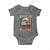 American Flag Bald Eagle Baby Onesie Bald Is Beautiful Retro 4th of July Independence Day - Wonder Print Shop