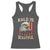 American Flag Bald Eagle Racerback Tank Top Bald Is Beautiful Retro 4th of July Independence Day - Wonder Print Shop