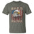 American Flag Bald Eagle T Shirt Bald Is Beautiful Retro 4th of July Independence Day - Wonder Print Shop