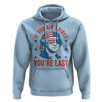 Funny 4th Of July Hoodie George Washington Stay Strapped Or Get Clapped - Wonder Print Shop