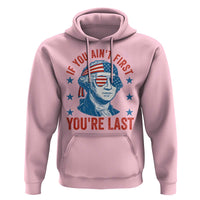 Funny 4th Of July Hoodie George Washington Stay Strapped Or Get Clapped - Wonder Print Shop