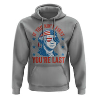 Funny 4th Of July Hoodie George Washington Stay Strapped Or Get Clapped - Wonder Print Shop