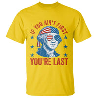 Funny 4th Of July T Shirt George Washington Stay Strapped Or Get Clapped - Wonder Print Shop