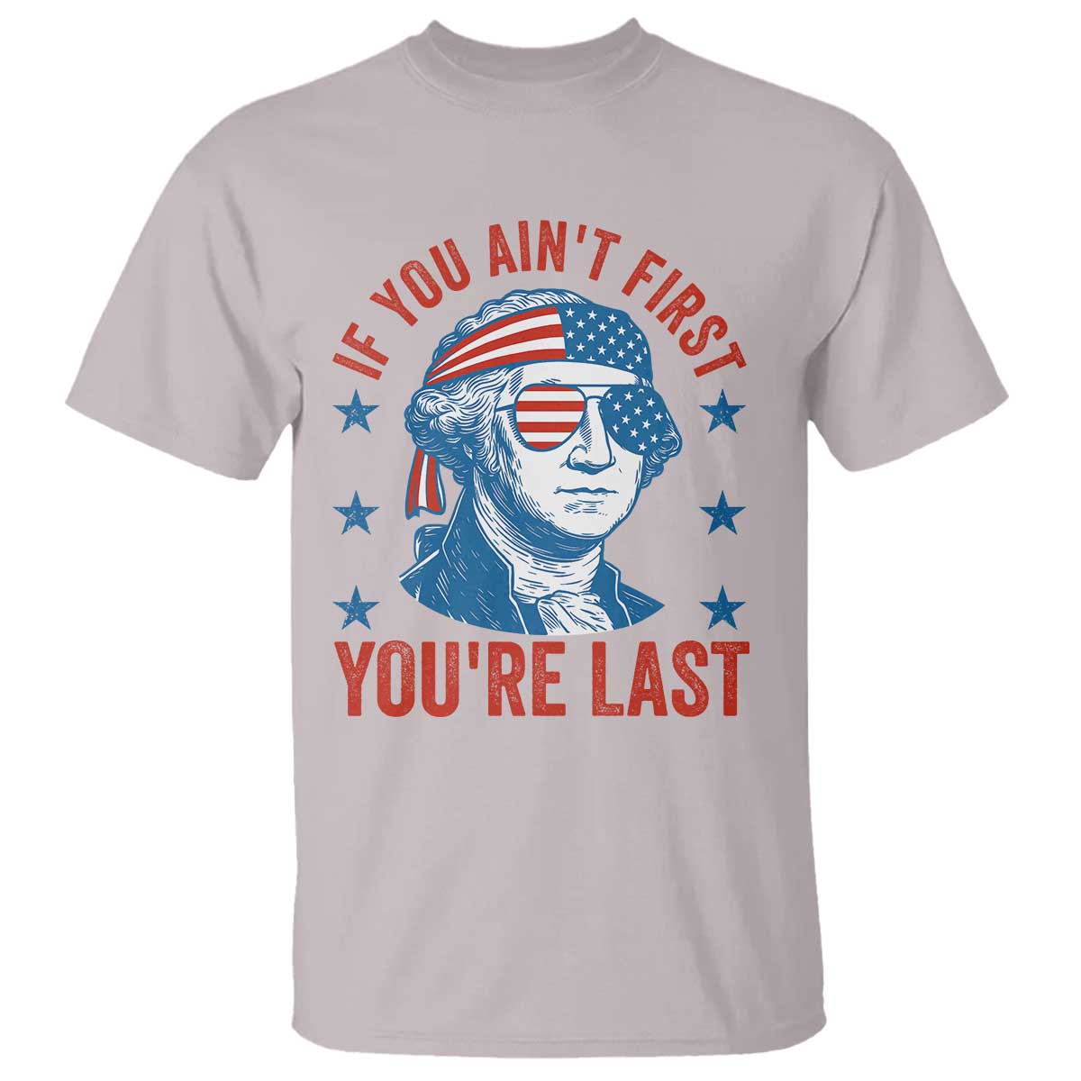 Funny 4th Of July T Shirt George Washington Stay Strapped Or Get Clapped - Wonder Print Shop