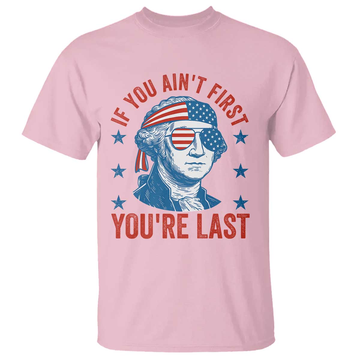 Funny 4th Of July T Shirt George Washington Stay Strapped Or Get Clapped - Wonder Print Shop