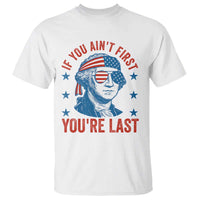 Funny 4th Of July T Shirt George Washington Stay Strapped Or Get Clapped - Wonder Print Shop