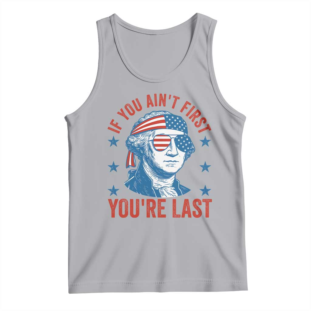 Funny 4th Of July Tank Top George Washington Stay Strapped Or Get Clapped - Wonder Print Shop