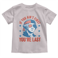 Funny 4th Of July Toddler T Shirt George Washington Stay Strapped Or Get Clapped - Wonder Print Shop