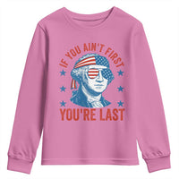 Funny 4th Of July Youth Sweatshirt George Washington Stay Strapped Or Get Clapped - Wonder Print Shop