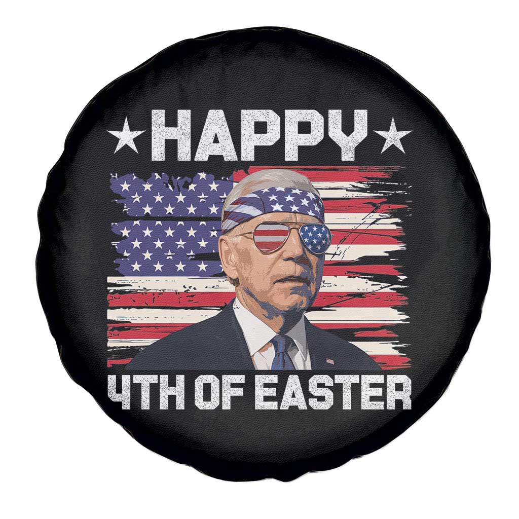 Joe Biden Happy Easter For Funny 4th Of July Spare Tire Cover USA American Flag - Wonder Print Shop