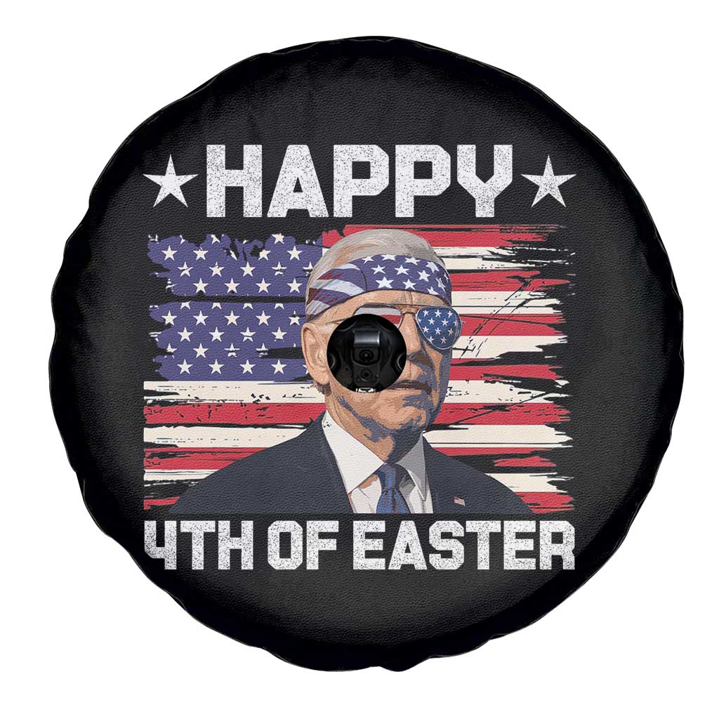 Joe Biden Happy Easter For Funny 4th Of July Spare Tire Cover USA American Flag - Wonder Print Shop