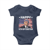 Joe Biden Happy Easter For Funny 4th Of July Baby Onesie USA American Flag - Wonder Print Shop
