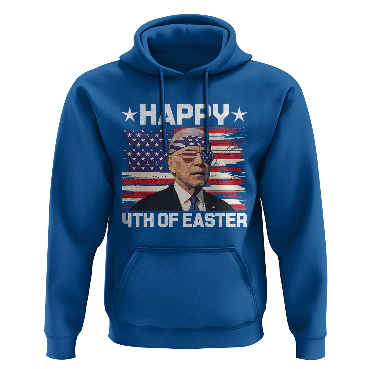 Joe Biden Happy Easter For Funny 4th Of July Hoodie USA American Flag - Wonder Print Shop