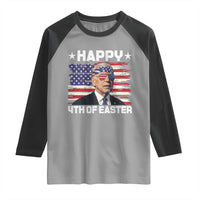 Joe Biden Happy Easter For Funny 4th Of July Raglan Shirt USA American Flag - Wonder Print Shop