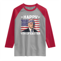 Joe Biden Happy Easter For Funny 4th Of July Raglan Shirt USA American Flag - Wonder Print Shop