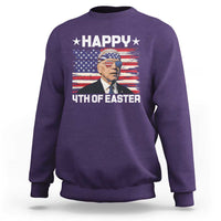 Joe Biden Happy Easter For Funny 4th Of July Sweatshirt USA American Flag - Wonder Print Shop