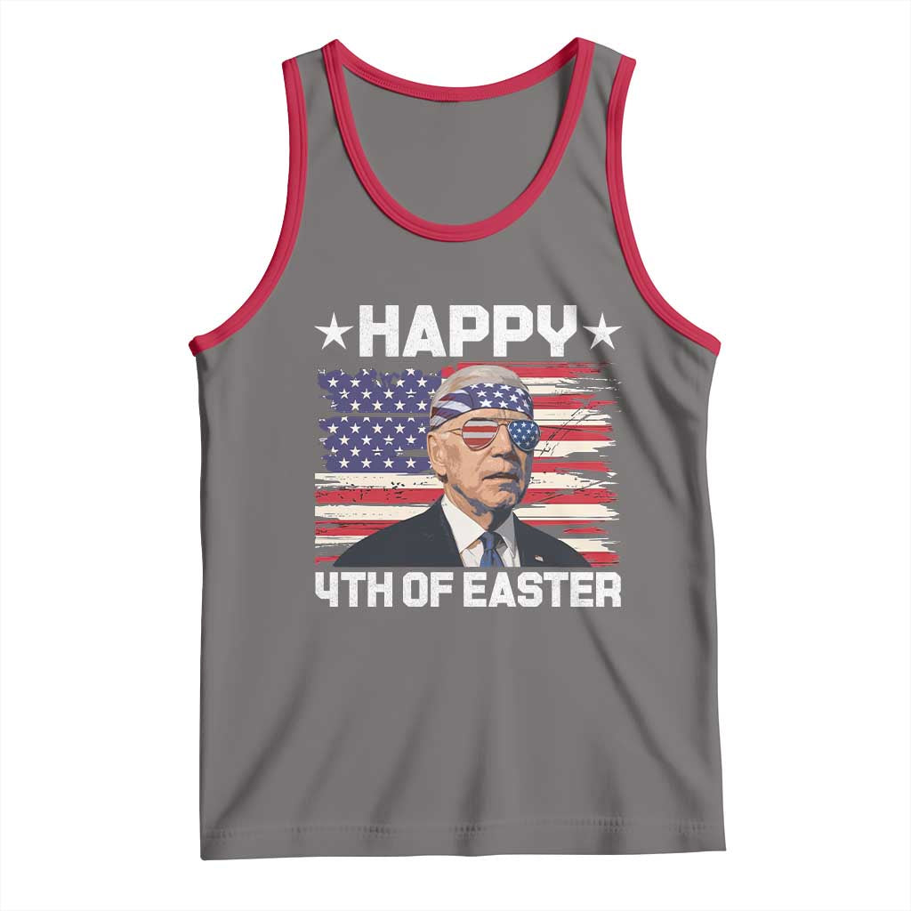 Joe Biden Happy Easter For Funny 4th Of July Tank Top USA American Flag - Wonder Print Shop