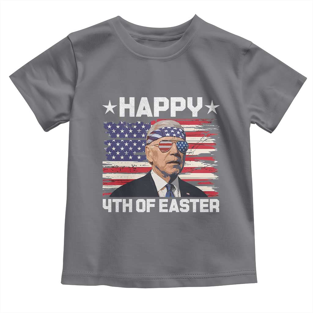 Joe Biden Happy Easter For Funny 4th Of July Toddler T Shirt USA American Flag - Wonder Print Shop