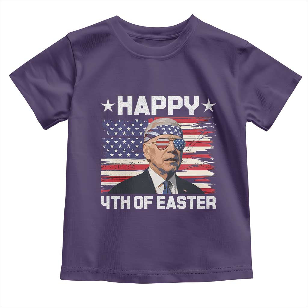 Joe Biden Happy Easter For Funny 4th Of July Toddler T Shirt USA American Flag - Wonder Print Shop