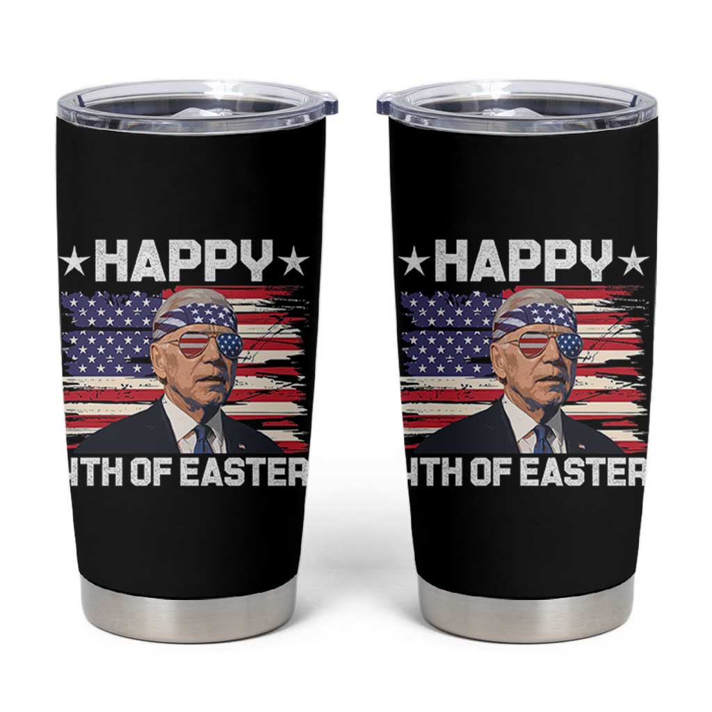 Joe Biden Happy Easter For Funny 4th Of July Tumbler Cup USA American Flag - Wonder Print Shop