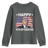 Joe Biden Happy Easter For Funny 4th Of July Youth Sweatshirt USA American Flag - Wonder Print Shop