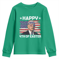 Joe Biden Happy Easter For Funny 4th Of July Youth Sweatshirt USA American Flag - Wonder Print Shop