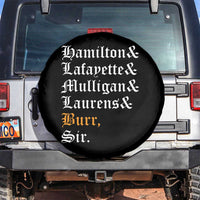 Hamilton Laurens Lafayette Mulligan Burr, Sir Spare Tire Cover - Wonder Print Shop