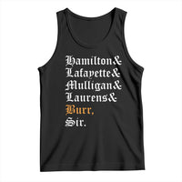 Hamilton Laurens Lafayette Mulligan Burr, Sir Tank Top - Wonder Print Shop