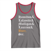 Hamilton Laurens Lafayette Mulligan Burr, Sir Tank Top - Wonder Print Shop