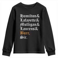 Hamilton Laurens Lafayette Mulligan Burr, Sir Youth Sweatshirt - Wonder Print Shop
