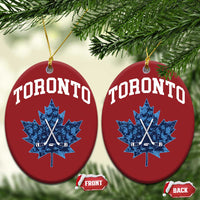 Vintage Canada Hockey Christmas Ornament Maple Leafs - Wonder Print Shop