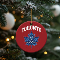 Vintage Canada Hockey Christmas Ornament Maple Leafs - Wonder Print Shop