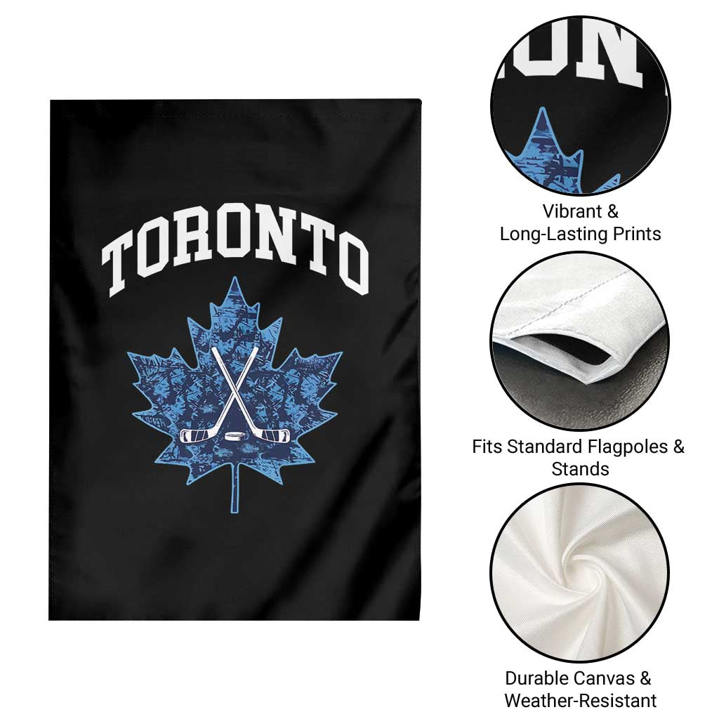 Vintage Canada Hockey Garden Flag Maple Leafs - Wonder Print Shop