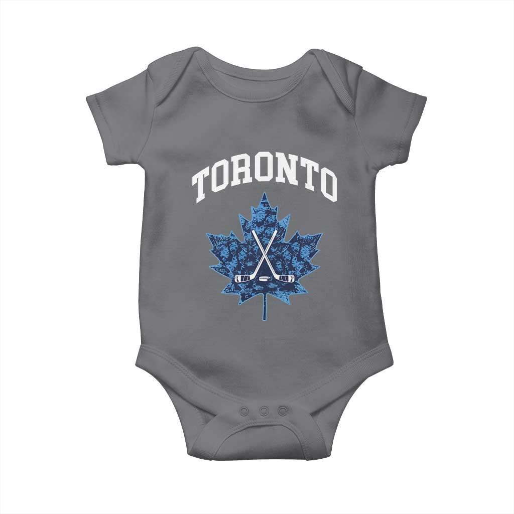 Vintage Canada Hockey Baby Onesie Maple Leafs - Wonder Print Shop