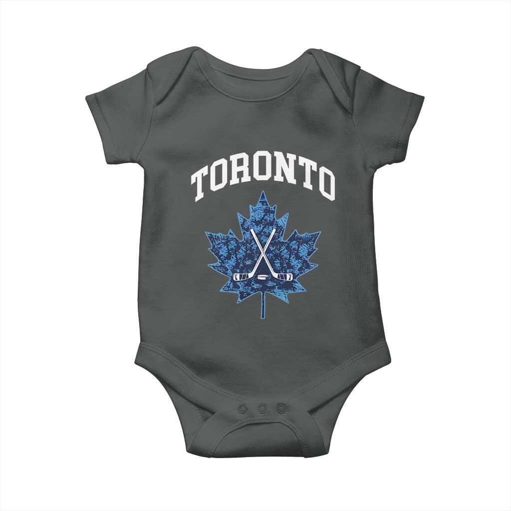Vintage Canada Hockey Baby Onesie Maple Leafs - Wonder Print Shop