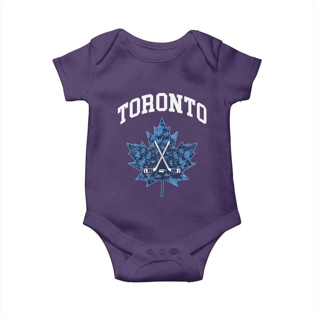 Vintage Canada Hockey Baby Onesie Maple Leafs - Wonder Print Shop