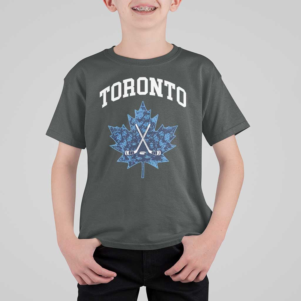 Vintage Canada Hockey T Shirt For Kid Maple Leafs - Wonder Print Shop