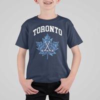 Vintage Canada Hockey T Shirt For Kid Maple Leafs - Wonder Print Shop