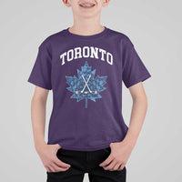 Vintage Canada Hockey T Shirt For Kid Maple Leafs - Wonder Print Shop