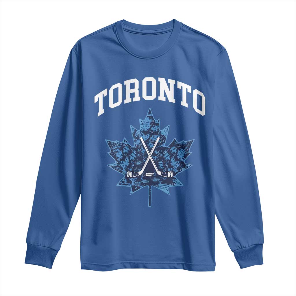 Vintage Canada Hockey Long Sleeve Shirt Maple Leafs - Wonder Print Shop