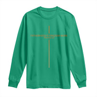 Fatherhood Is Kingdom Work Long Sleeve Shirt Vintage Christian Dad Cross