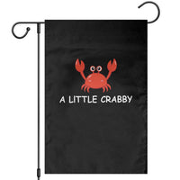 A Little Crabby Garden Flag Minimalist Beach Meme Summer Aesthetic