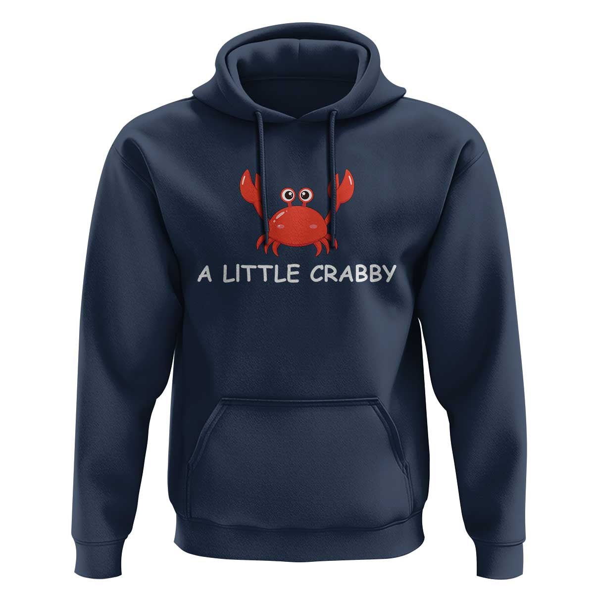A Little Crabby Hoodie Minimalist Beach Meme Summer Aesthetic
