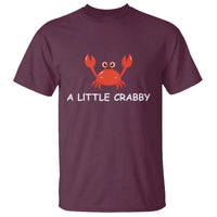A Little Crabby T Shirt Minimalist Beach Meme Summer Aesthetic
