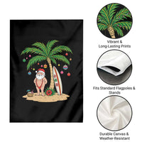 Funny Christmas In July Beach Garden Flag Mankini Santa Summer Swimsuit Summer Holiday Vacation Graphic
