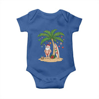 Funny Christmas In July Beach Baby Onesie Mankini Santa Summer Swimsuit Summer Holiday Vacation Graphic