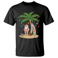 Funny Christmas In July Beach T Shirt Mankini Santa Summer Swimsuit Summer Holiday Vacation Graphic