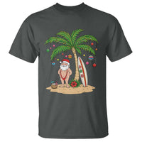 Funny Christmas In July Beach T Shirt Mankini Santa Summer Swimsuit Summer Holiday Vacation Graphic
