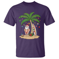 Funny Christmas In July Beach T Shirt Mankini Santa Summer Swimsuit Summer Holiday Vacation Graphic